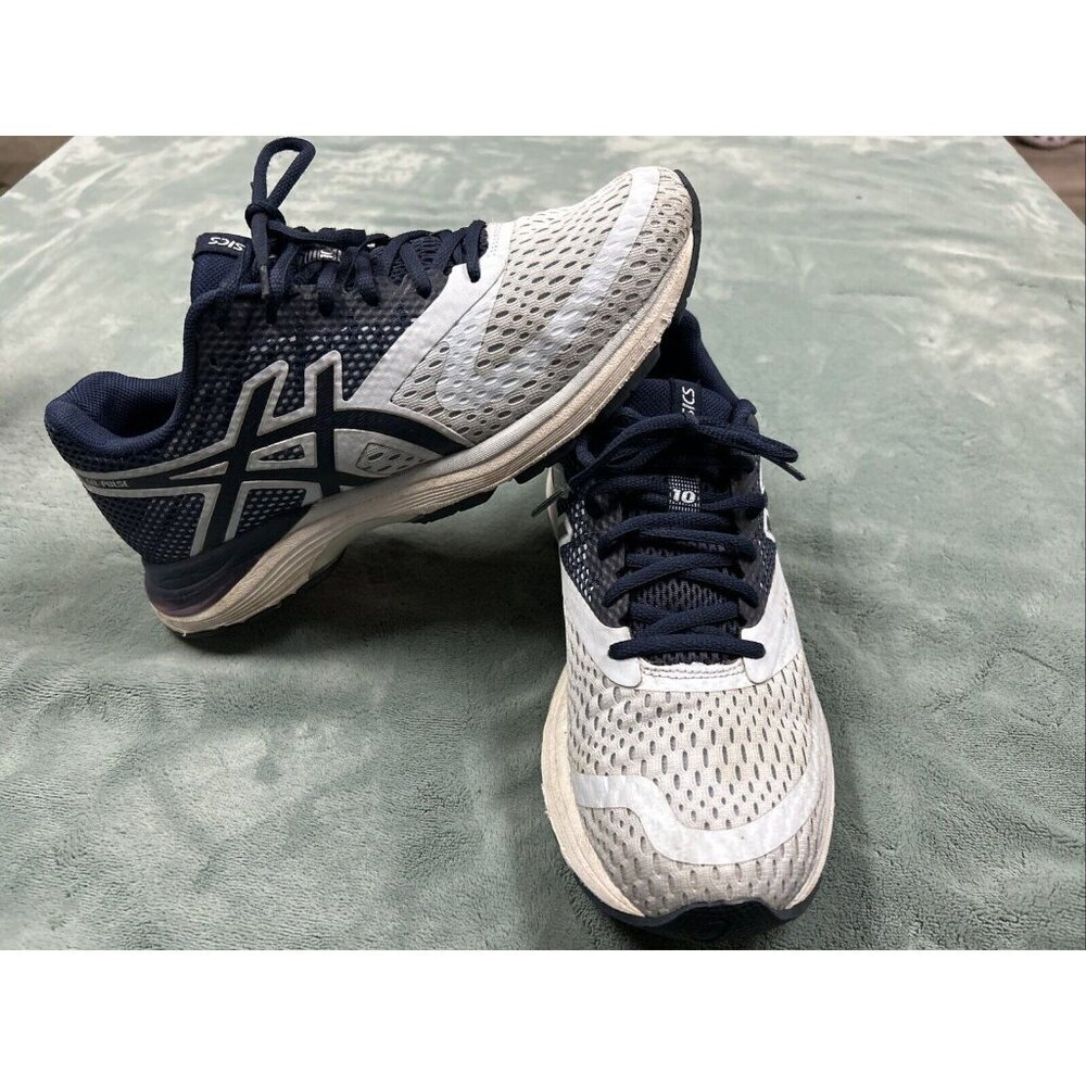 asics pulse 10 gel shoe 1012A010 size 9.5 two tone Navy / Powder Blue - Picture 7 of 13